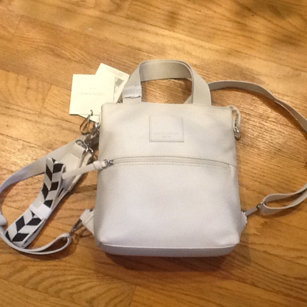 Cynthia Rowley Ivory Bag with Guitar Strap- Crossbody or Backback or Regular Pur